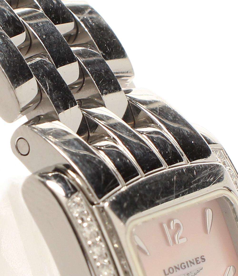 LONGINES 腕時計 クオーツ ピンク L5.158.0 レディース ロンジン