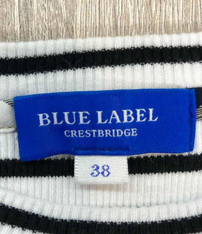 美品 ブルーレーベル クレストブリッジ 半袖 カットソー ニット レディース SIZE 38 (S) BLUE LABEL CRESTBRIDGE