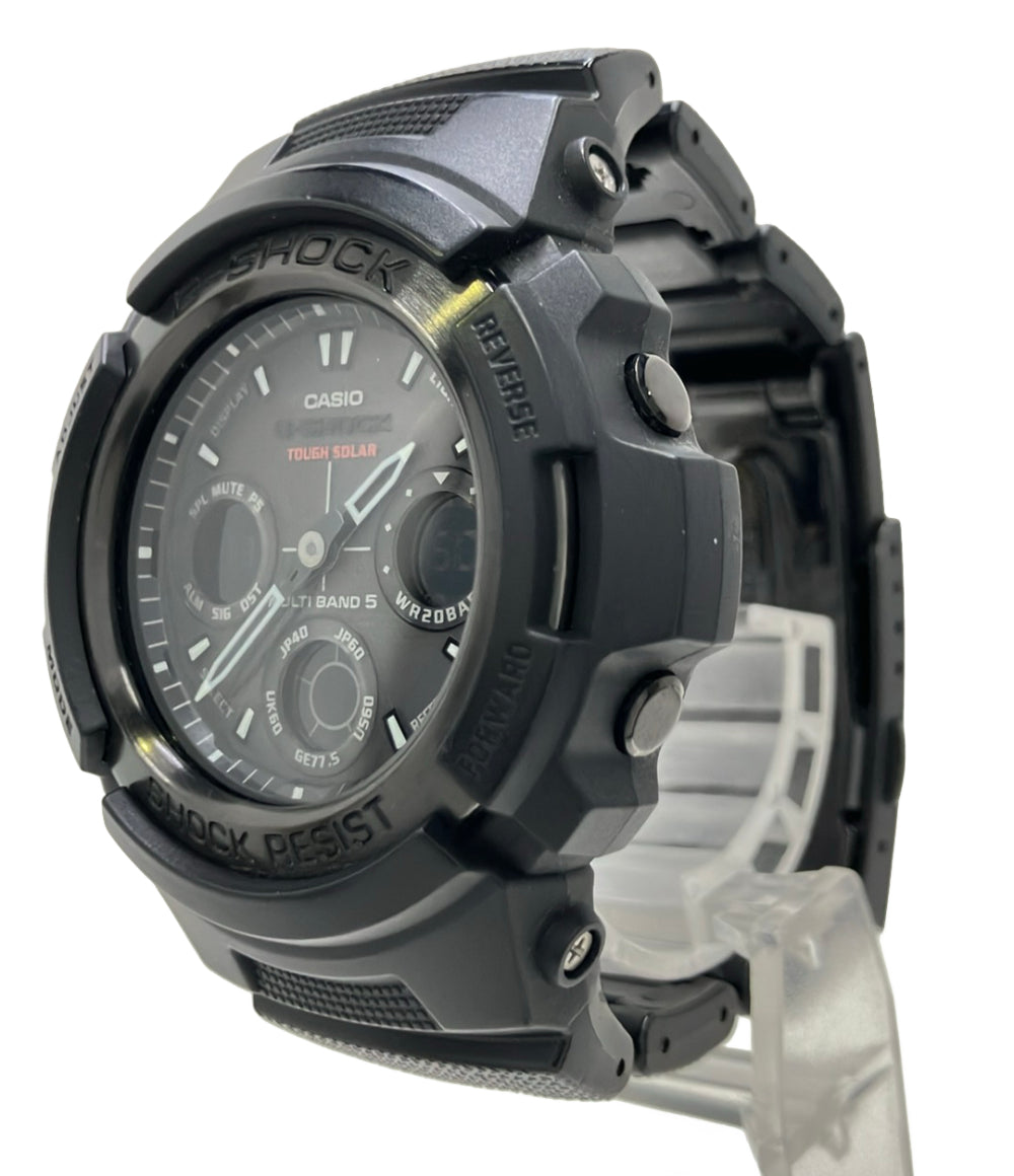 CASIO 腕時計 G-SHOCK ソーラー ブラック AWG-100BC メンズ カシオ