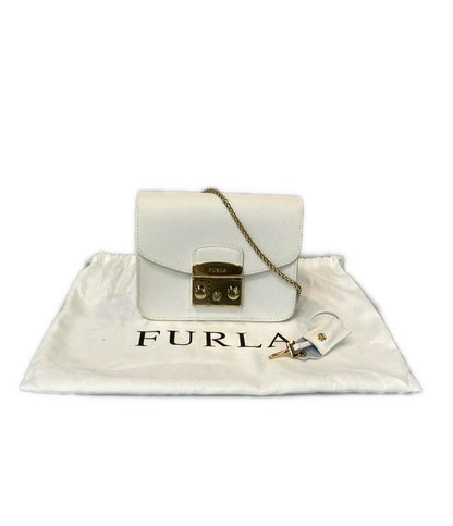 Furla 2way チェーンショルダーバッグ 斜め掛け クラッチバッグ メトロポリスミニ レディース フルラ