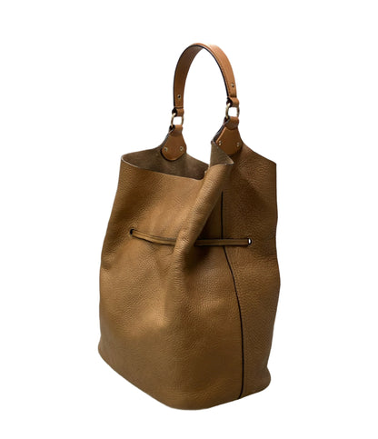 BURBERRY ショルダーバッグ バケットバッグ 肩掛け レザー レディース バーバリー