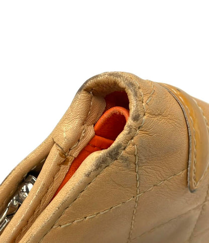 CHANEL 二つ折り財布 シルバー金具 10番台 カンボン レディース シャネル