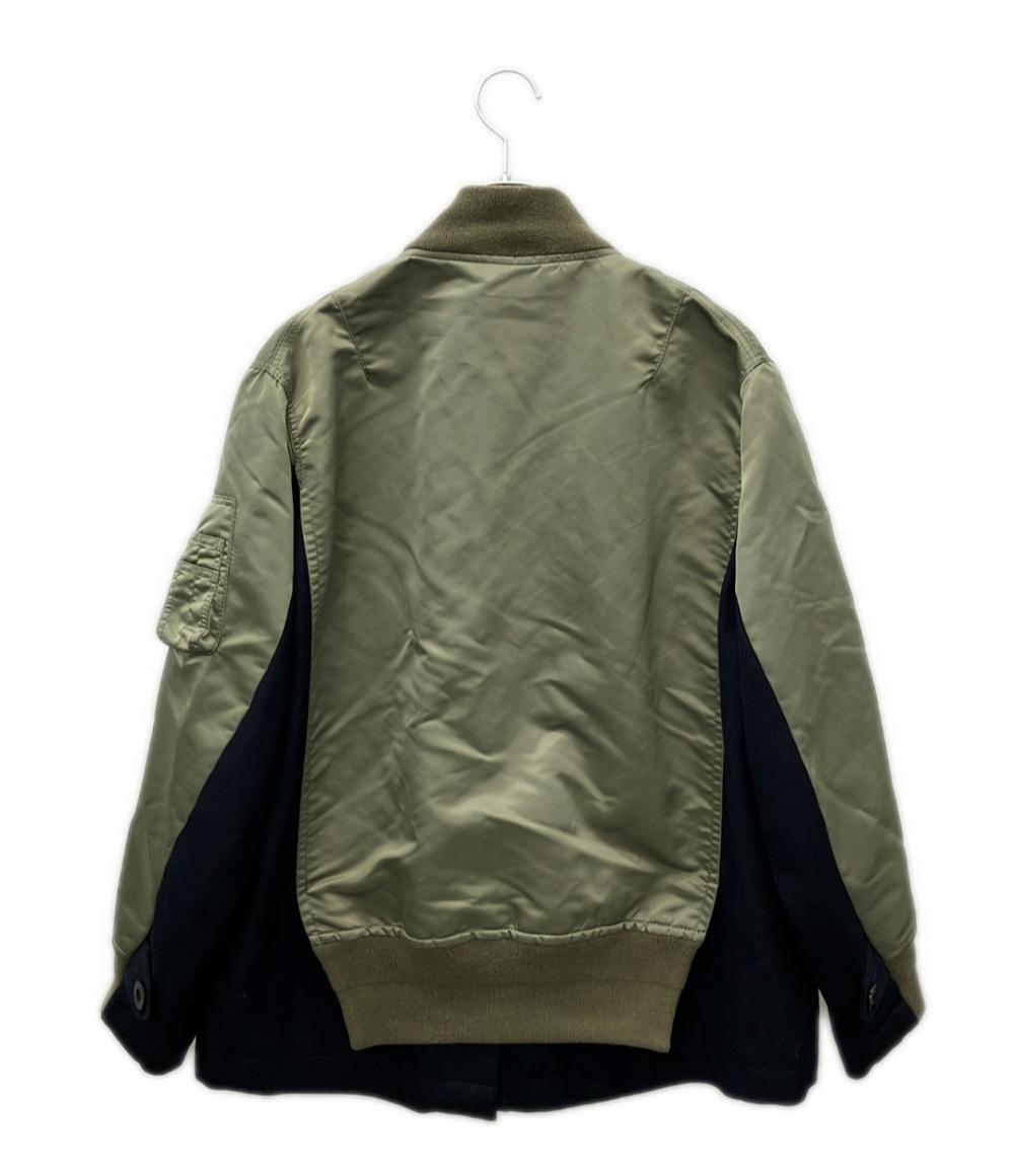 Sacai ブルゾン Wool Surge Nylon Twill Blouson 21-02660M メンズ