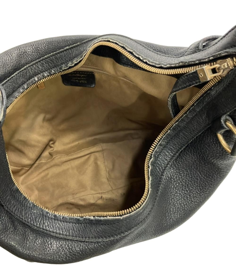 Salvatore Ferragamo ショルダーバッグ ホーボーバッグ 肩掛け レザー ガンチーニ レディース サルヴァトーレフェラガモ