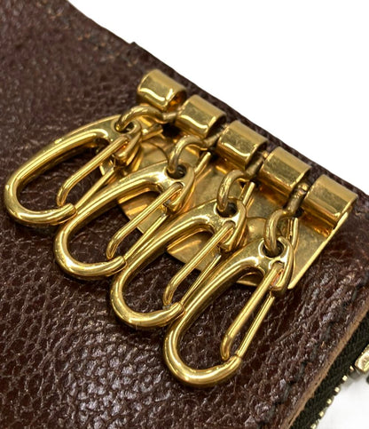 イルビゾンテ 4連キーケース コインケース キーリング付き メンズ IL BISONTE