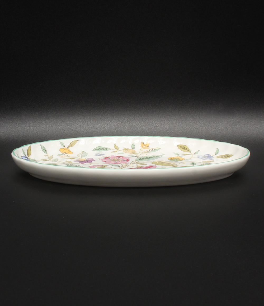 美品 Minton オーバルトレイ 皿 22cm ハドンホール ミントン