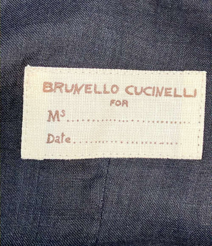 Brunello Cucinelli テーラードジャケット リネン DD52540 レディース SIZE 48 (XL) ブルネロクチネリ