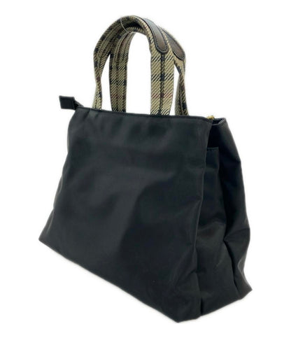 ダックス ハンドバッグ トートバッグ ナイロン チェック柄 レディース DAKS