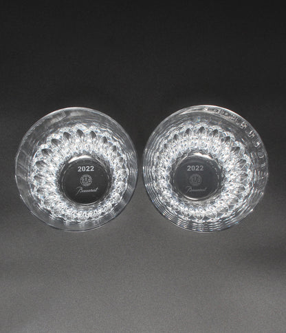 美品 Baccarat イヤータンブラー グラス 2点セット ペア 2022 クリスタ バカラ