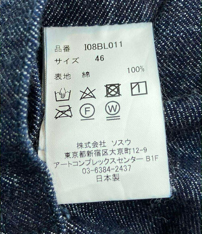 MIHARA YASUHIRO デニムジャケット ジップアップ メンズ SIZE 46 (M) ミハラヤスヒロ