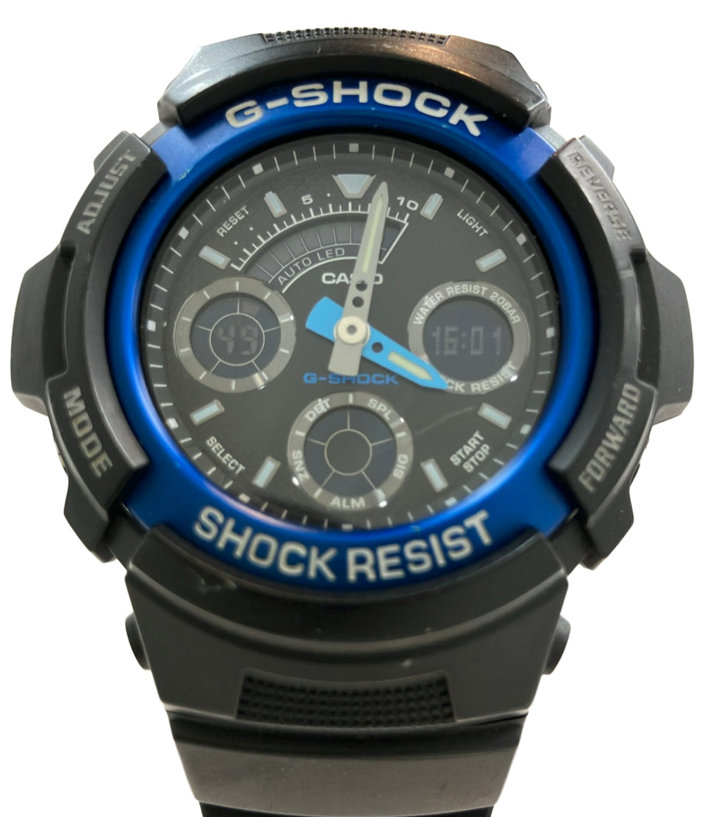 CASIO 腕時計 G-SHOCK クオーツ ブラック AW-591 メンズ カシオ