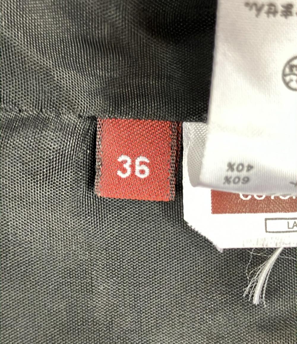 COMPTOIR DES COTONNIERS ノーカラージャケット レディース SIZE 36 (S) コントワーデコトニエ