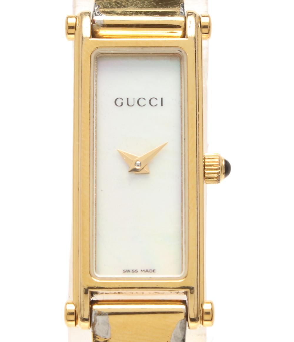 GUCCI 腕時計 クオーツ シェル 1500L レディース グッチ