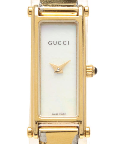 GUCCI 腕時計 クオーツ シェル 1500L レディース グッチ