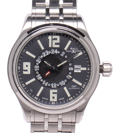 BALLWATCH 腕時計 ボイジャー GMT トレインマスター 自動巻き ブラック GM1050D-S1AJ-BK メンズ ボールウォッチ