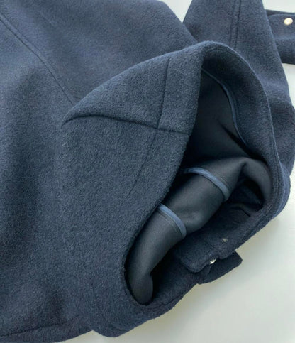 美品 エストネーション ウールフーデッドロングコート アウター レディース SIZE 38 (S) ESTNATION