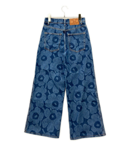 marimekko マリデニム ワイド デニムパンツ ウニッコ レディース SIZE 25 マリメッコ