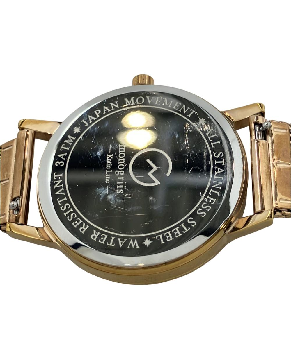 モノグリース 腕時計 クオーツ レディース MONOGRIIS