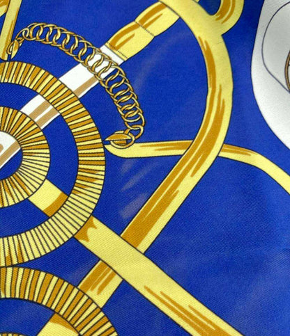 HERMES スカーフ シルク100% カレ90 Eperon dor レディース エルメス