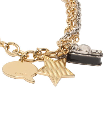 キットソン ブレスレット 2連 チャーム カメラモチーフ レディース kitson