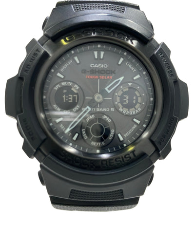 CASIO 腕時計 G-SHOCK ソーラー ブラック AWG-100BC メンズ カシオ