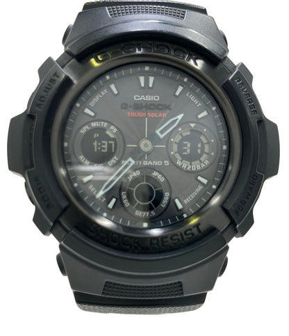 CASIO 腕時計 G-SHOCK ソーラー ブラック AWG-100BC メンズ カシオ