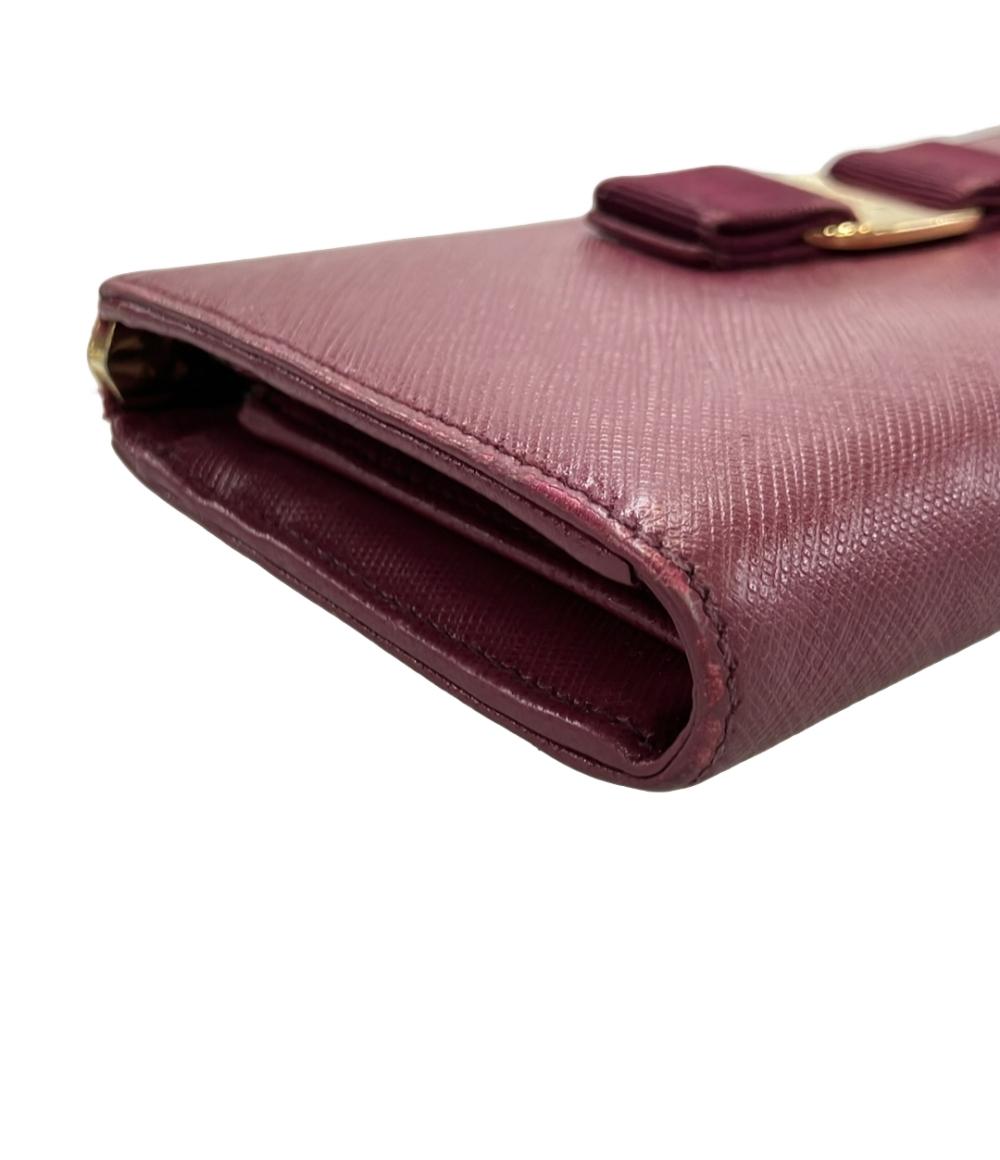 サルヴァトーレフェラガモ L字ファスナー長財布 ヴァラ レディース Salvatore Ferragamo
