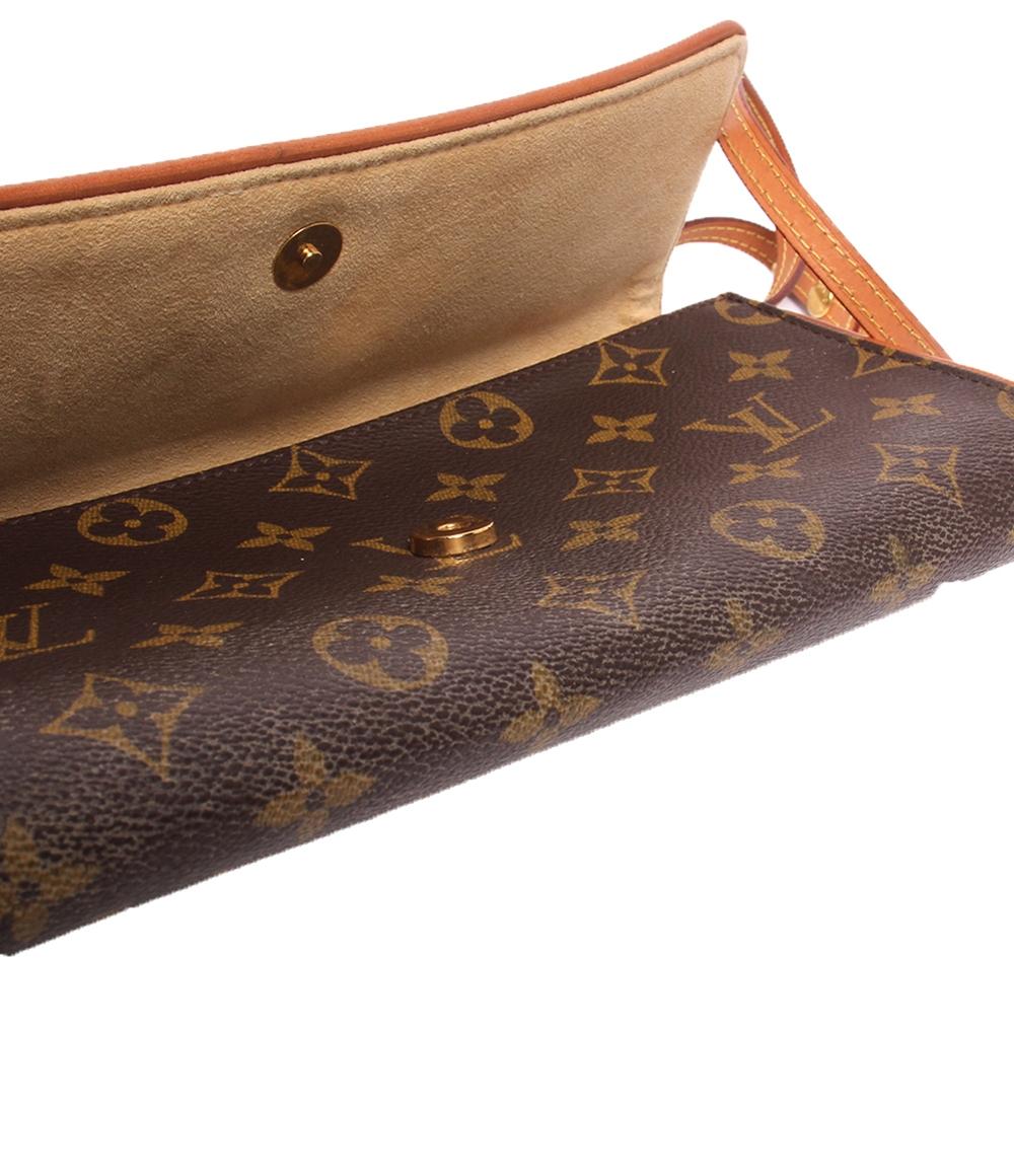 LOUIS VUITTON 2wayショルダーバッグ クラッチバッグ 斜め掛け ポシェットツインGM モノグラム M51852 レディース ルイ・ヴィトン