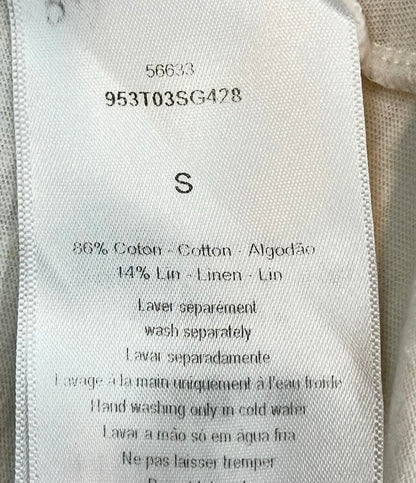 Christian Dior 半袖Tシャツ  プリント 953T03SG428 レディース SIZE S クリスチャンディオール