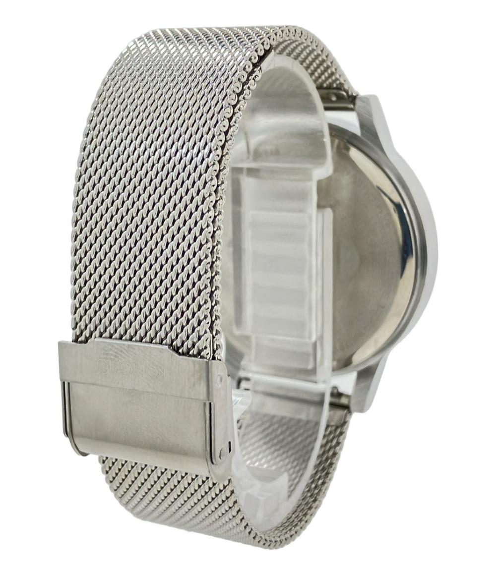 コモノ 腕時計 クオーツ シルバー メンズ KOMONO