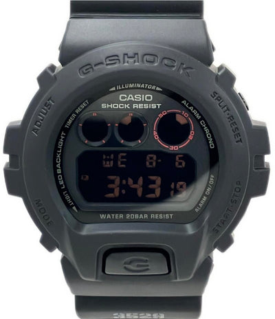 美品 カシオ 腕時計 G-SHOCK クオーツ ブラック DW-6900UMS-1JF メンズ CASIO
