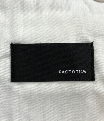 美品 ファクトタム ノーカラージャケット す メンズ SIZE 44 (L) FACTOTUM