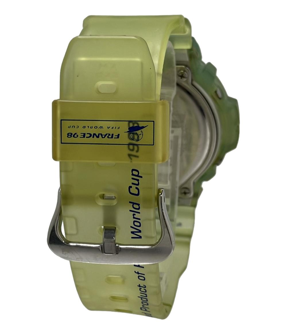 美品 CASIO 腕時計 G-SHOCK FIFA ワールドカップ フランス 98 クオーツ DW-6900WF メンズ カシオ
