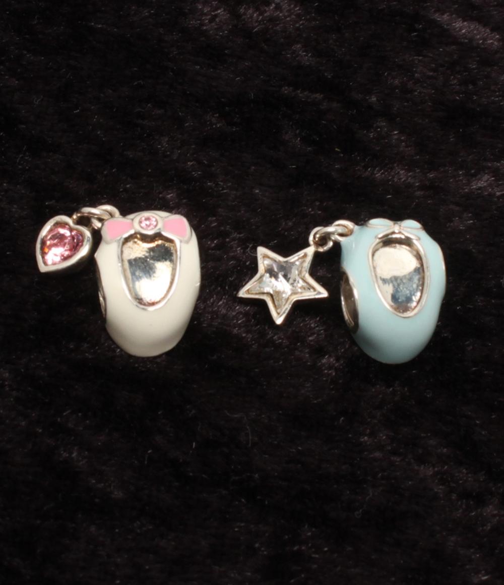 スワロフスキー チャーム SV925 2点セット レディース SWAROVSKI