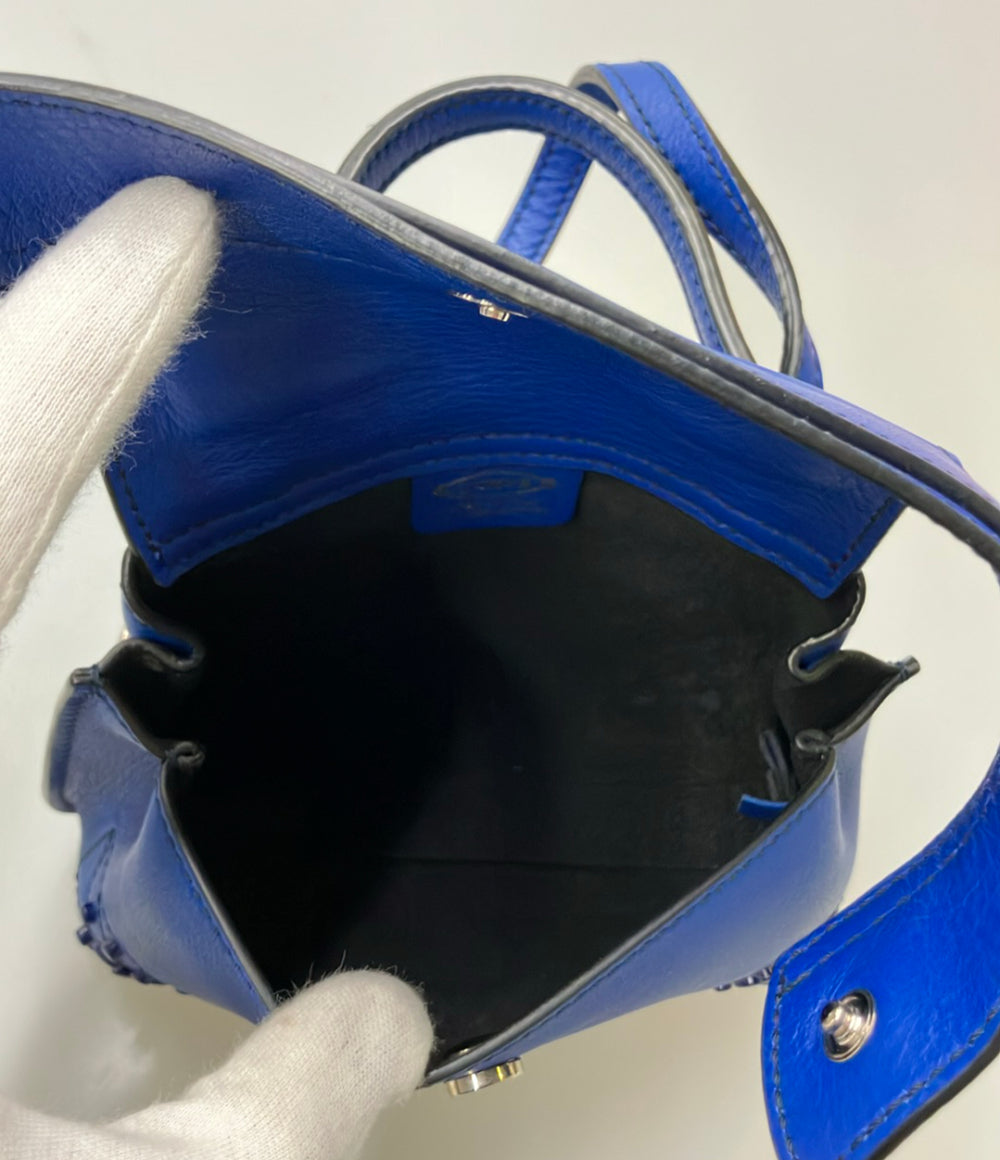 美品 TOD’S ハンドバッグ ショルダーバッグ ミニ 2WAY 斜め掛け レザー レディース トッズ