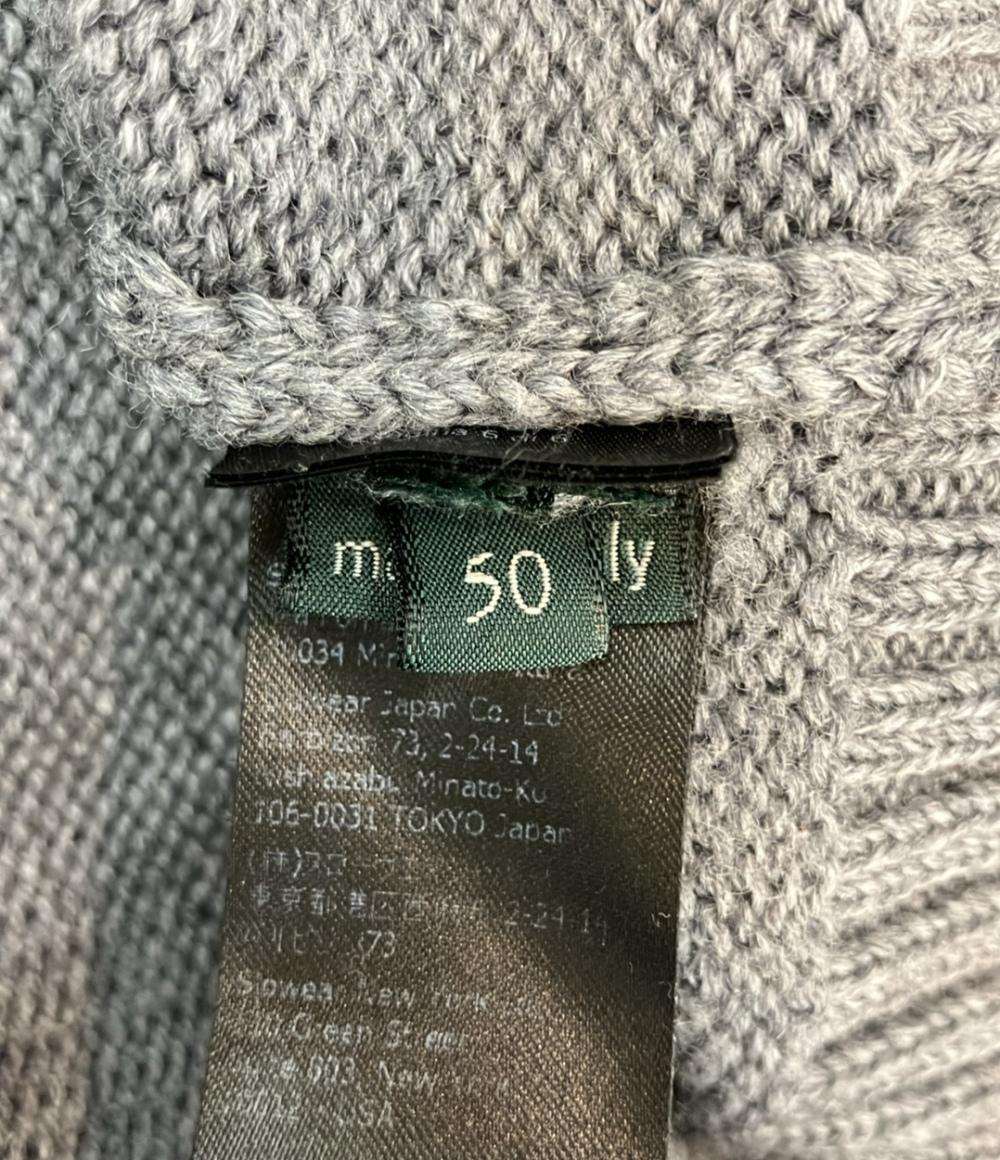 ZANONE 長袖ニット スキッパー ミドルゲージ  ウール メンズ SIZE 50 (XL) ザノーネ