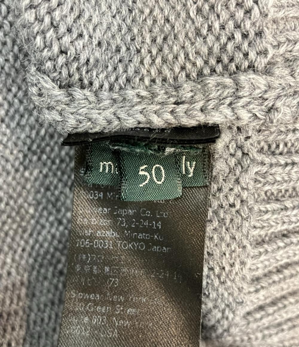 ZANONE 長袖ニット スキッパー ミドルゲージ  ウール メンズ SIZE 50 (XL) ザノーネ