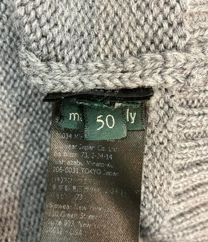 ZANONE 長袖ニット スキッパー ミドルゲージ  ウール メンズ SIZE 50 (XL) ザノーネ