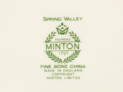 美品 ミントン B&Bプレート ケーキサーバー 2点セット 皿 27cm スプリングバレー Minton