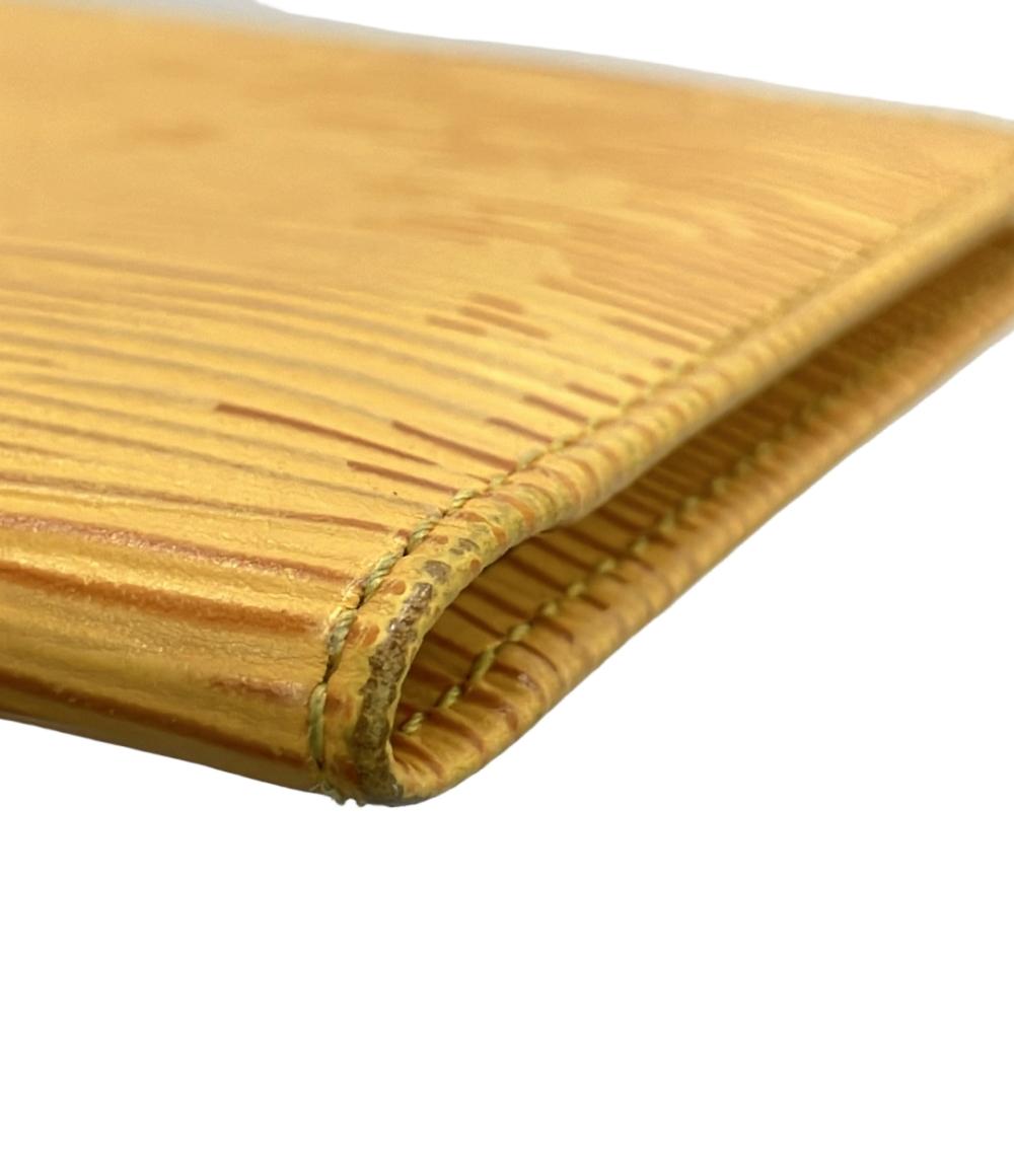 ルイ・ヴィトン パスケース ポルト2カルト ヴェルティカル エピ M63209 レディース LOUIS VUITTON