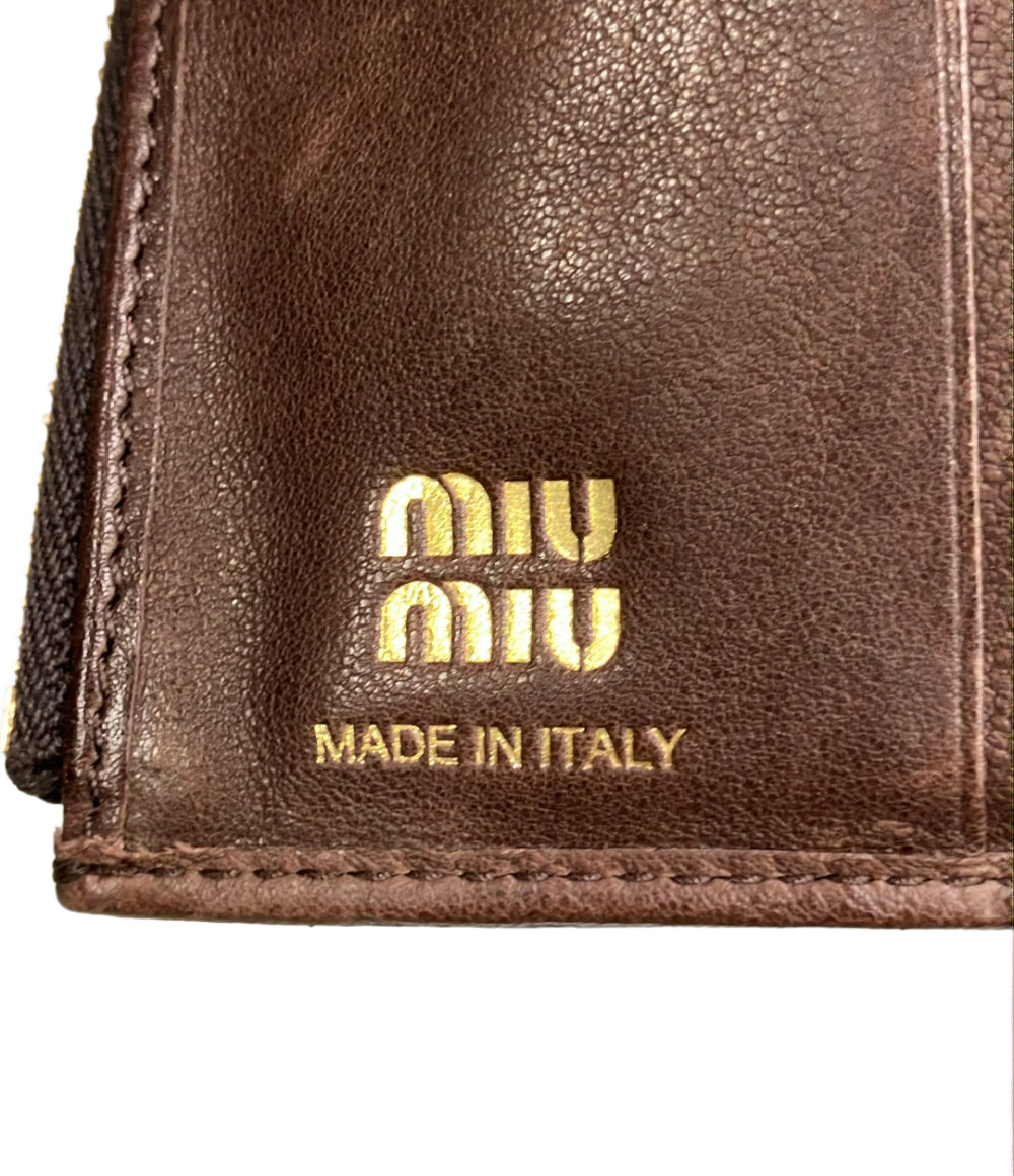 Miu Miu 二つ折り財布 レディース ミュウ ミュウ