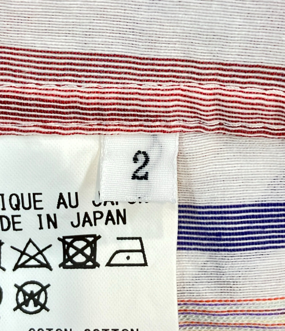 美品 Y's 長袖シャツ ノーカラー メンズ SIZE 2 (M) ワイズ