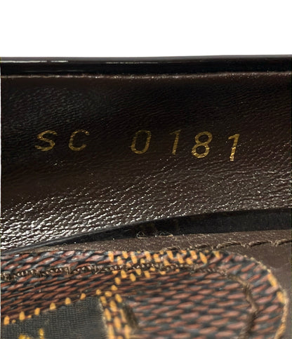 美品 LOUIS VUITTON ダミエ オープントゥエナメルパンプス SC 0181 レディース SIZE 36 1/2 ルイ・ヴィトン