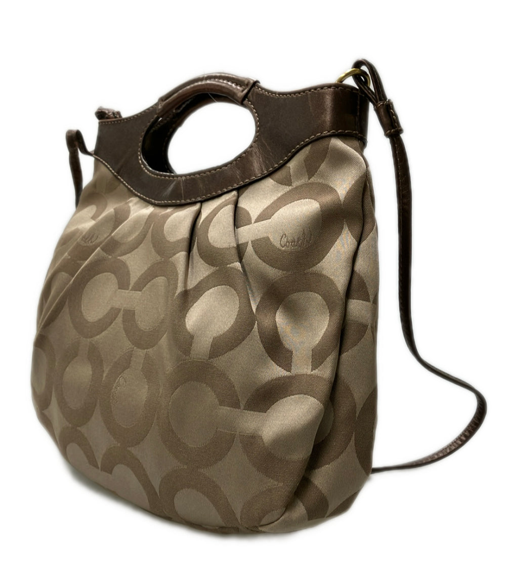 COACH 2wayハンドバッグ ショルダーバッグ オプアート 14058 レディース コーチ
