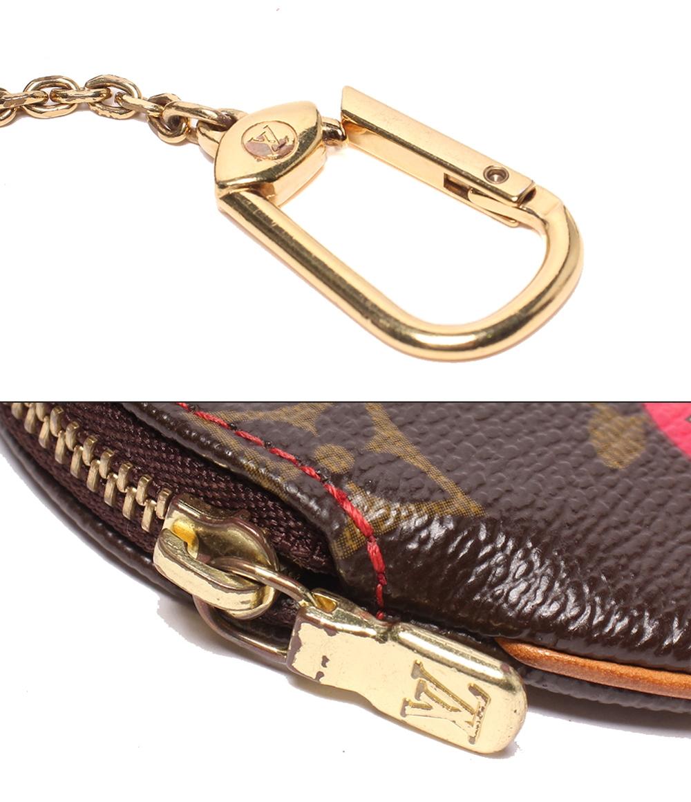 LOUIS VUITTON コインケース×村上隆 カラビナ付き ポルトモネ ロン モノグラムチェリー M95043 レディース メンズ ルイ・ヴィトン