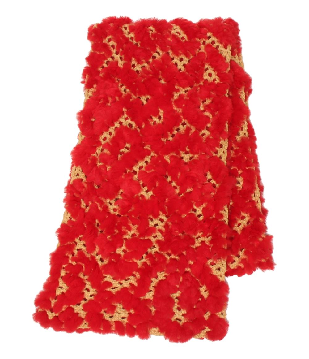 美品 フェンディ ファー マフラー レディース FENDI