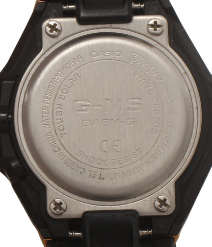 CASIO 腕時計 ジーミズ G-MS Baby-G 電波ソーラー ソーラー ブラック MSG-W300G レディース カシオ