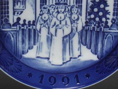 美品 ロイヤルコペンハーゲン イヤープレート 飾り皿 18cm 1991 Royal Copenhagen