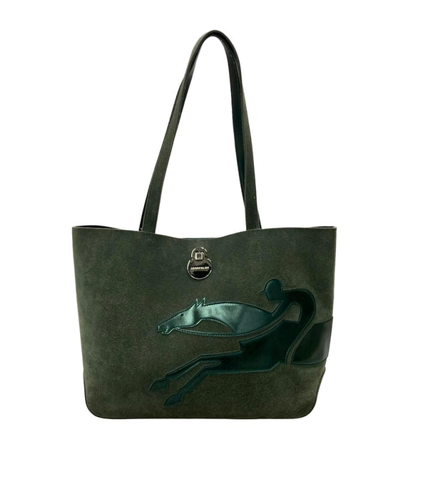 Longchamp トートバッグ ロゴ スウェード Shop It   ショップイット L1378884479 レディース ロンシャン