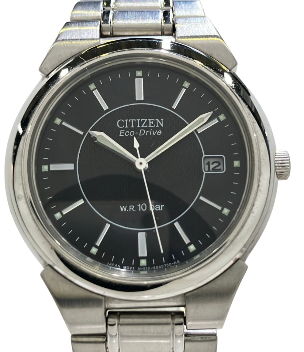 CITIZEN 腕時計 ソーラー ブラック E111-S027161 メンズ シチズン